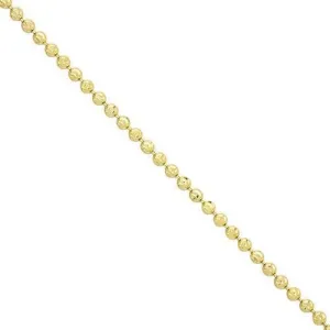 10k Yellow Gold Ball Chain 2.5 mm