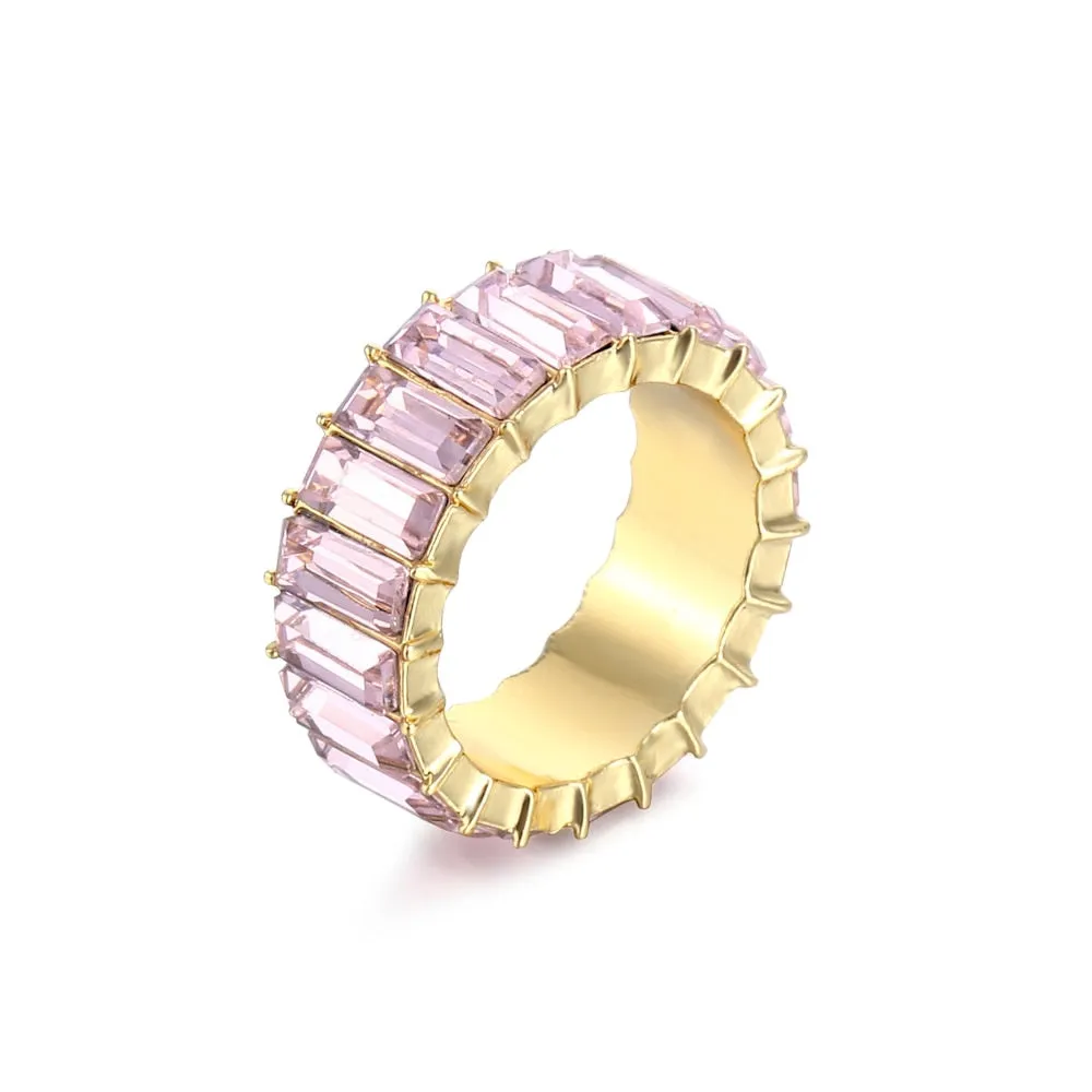 3A Zircon Crystal Luxury Fashion Ring