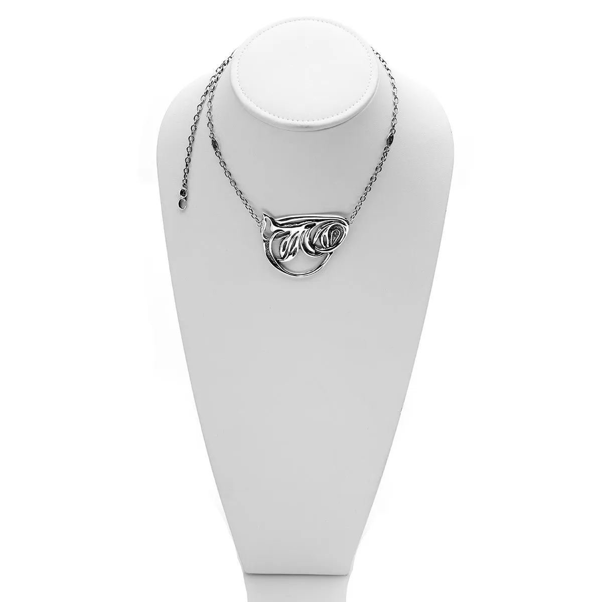 Belle Nouveau Sterling Silver Statement Necklace