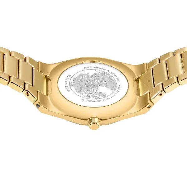 Bering - Classic Polished/Brushed Gold 32mm Ladies Watch