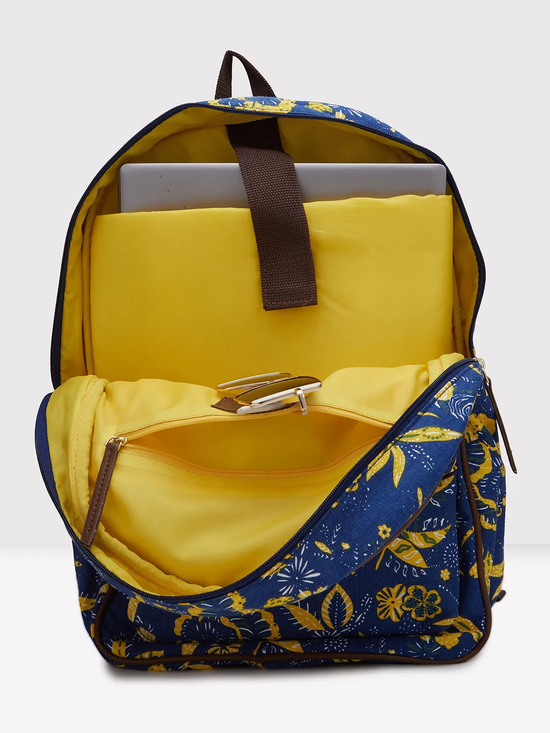 Caprese Hazel Laptop Backpack Large Blue