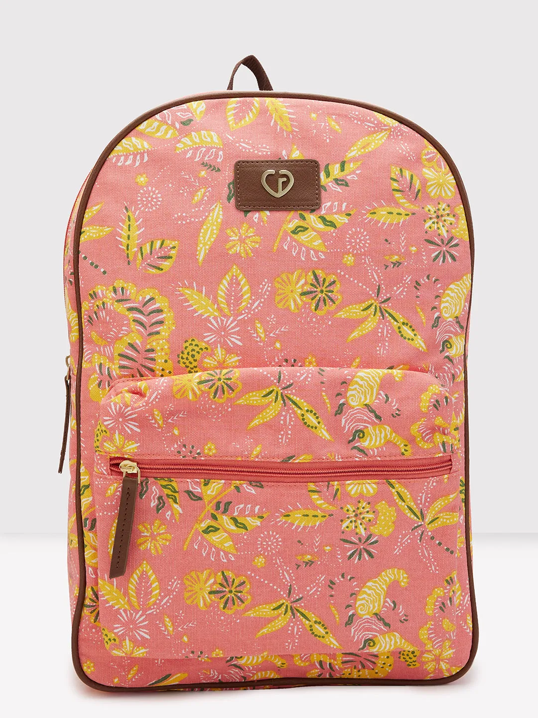 Caprese Hazel Laptop Backpack Large Coral