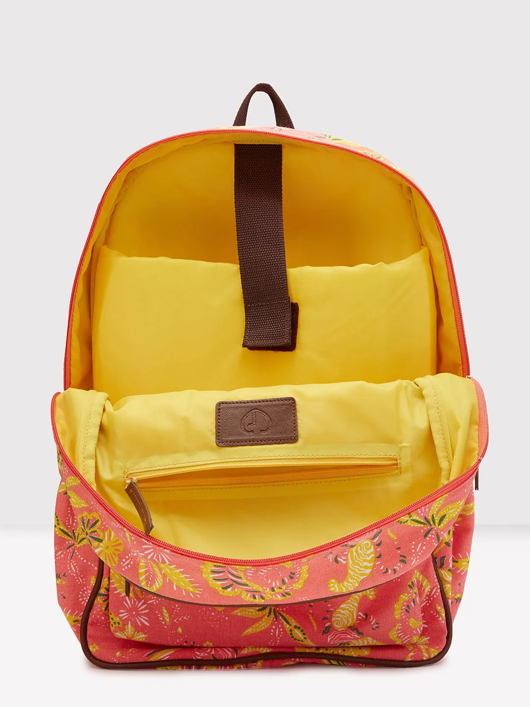 Caprese Hazel Laptop Backpack Large Coral