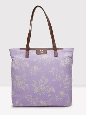 Caprese Kendall Laptop Tote Large Lilac