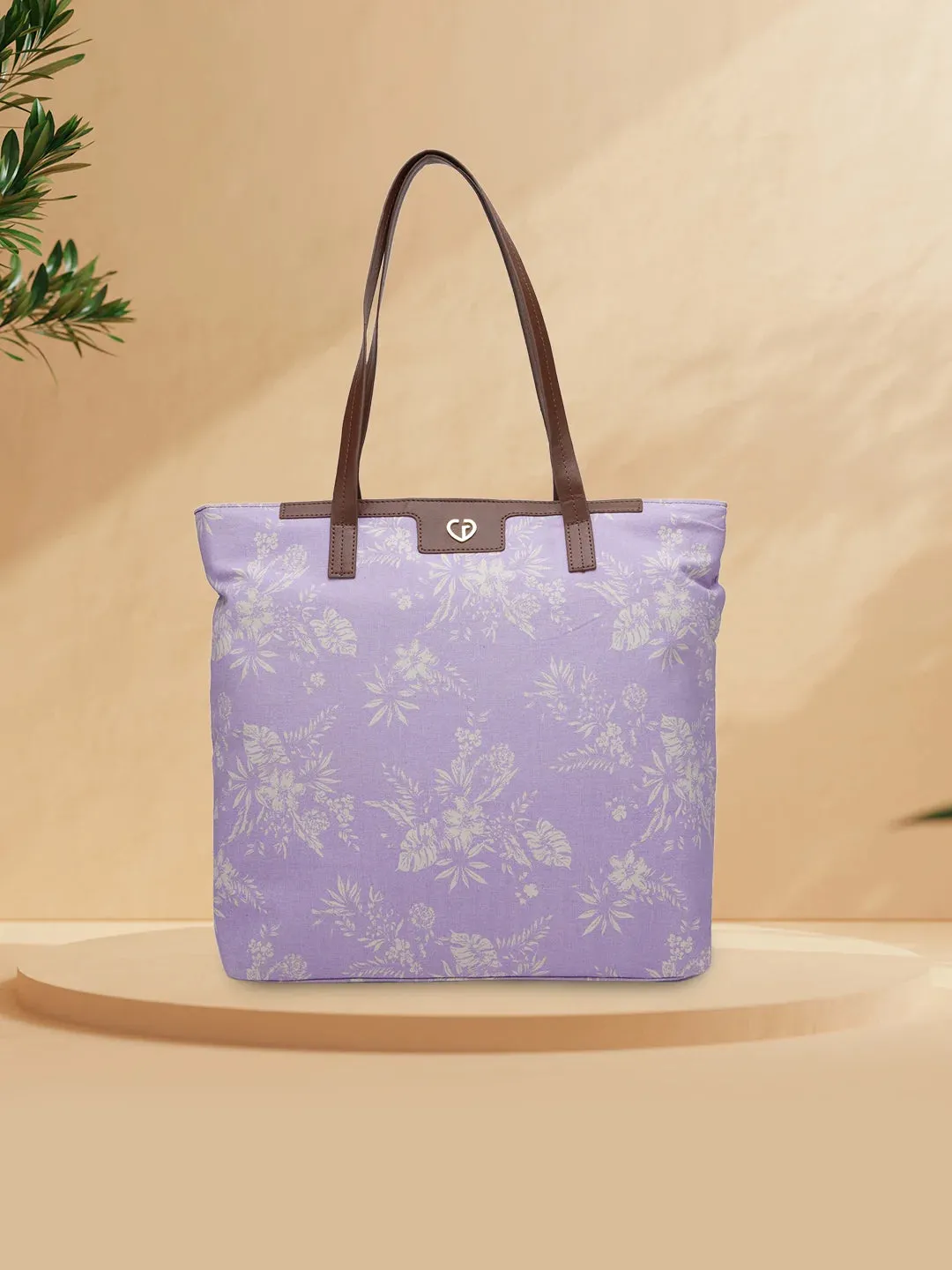 Caprese Kendall Laptop Tote Large Lilac