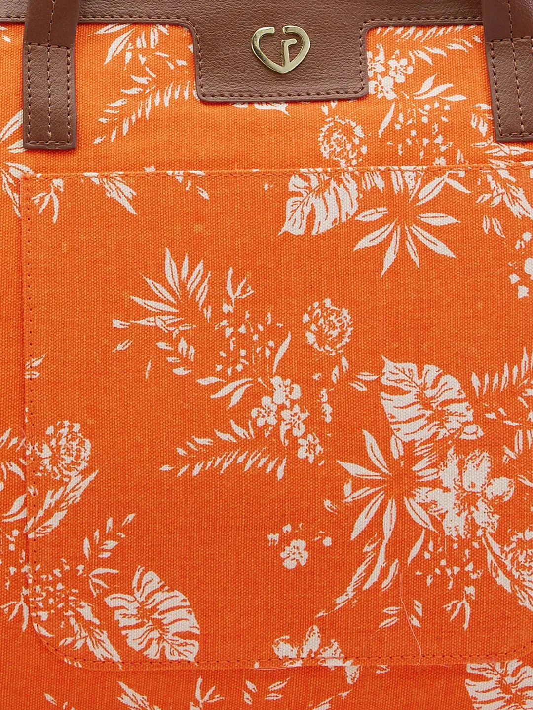 Caprese Kendall Tote Large Orange