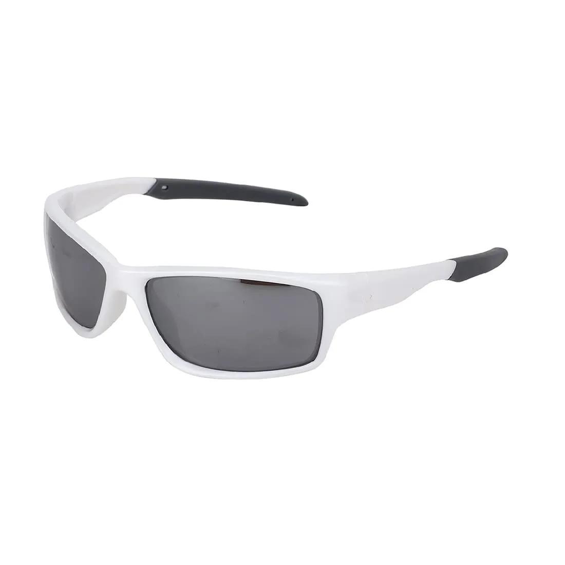 Carlton London Boys Mirrored Lens & White Rectangle Sunglasses with UV Protected Lens