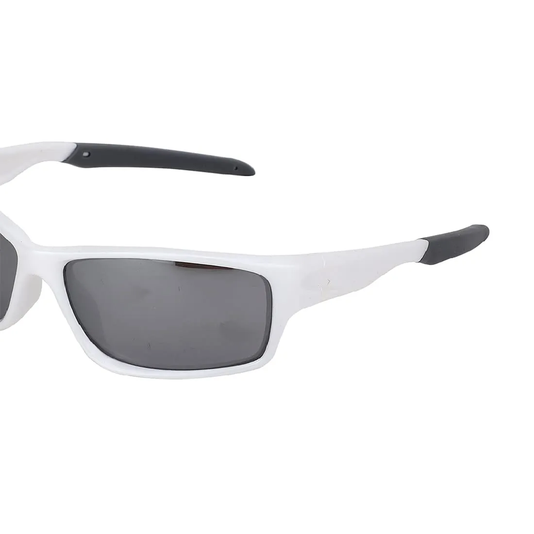 Carlton London Boys Mirrored Lens & White Rectangle Sunglasses with UV Protected Lens