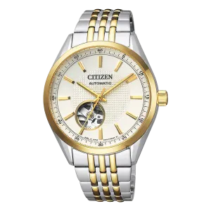 Citizen Stainless Steel Ivory Dial Watch NH9114-81P