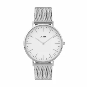 CLUSE Boho Chic Mesh Silver Watch CW0101201002