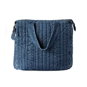 Convertible Denim Diaper Bag