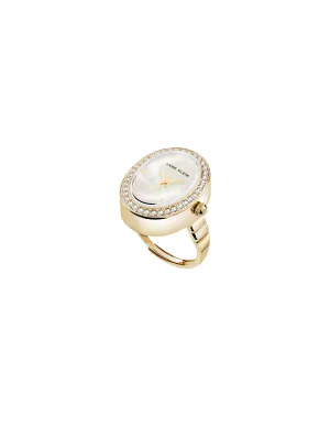 Crystal Bezel Ring Watch