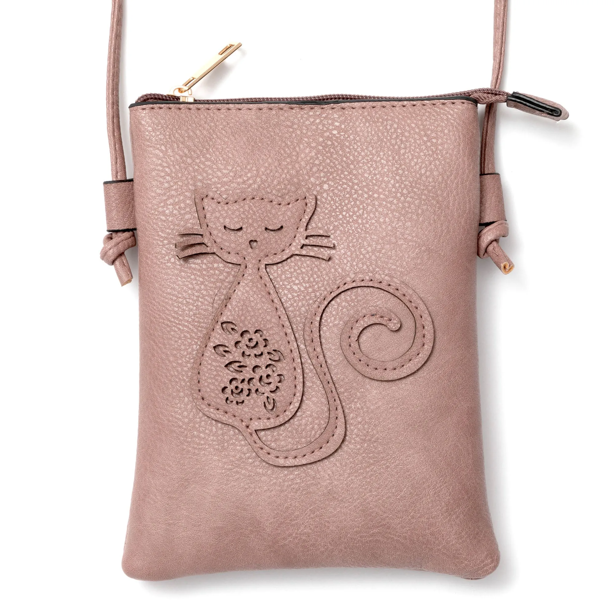 Cut Out Cat Crossbody Bag