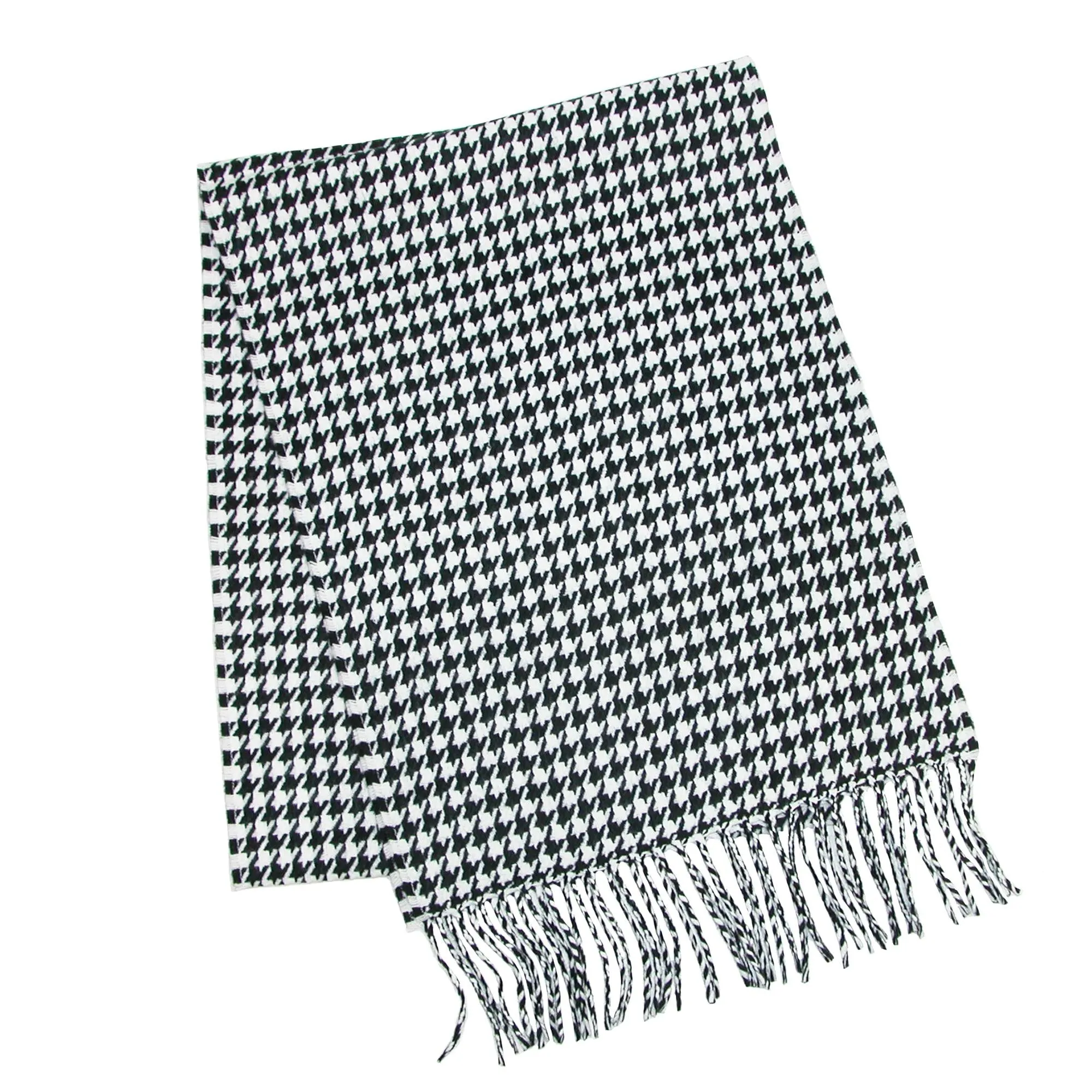 David & Young Softer Than Cashmere Houndstooth Winter Scarf