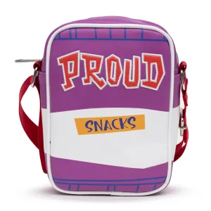 Disney Bag, Cross Body, The Proud Family Proud Snacks Logo, Purple, Vegan Leather