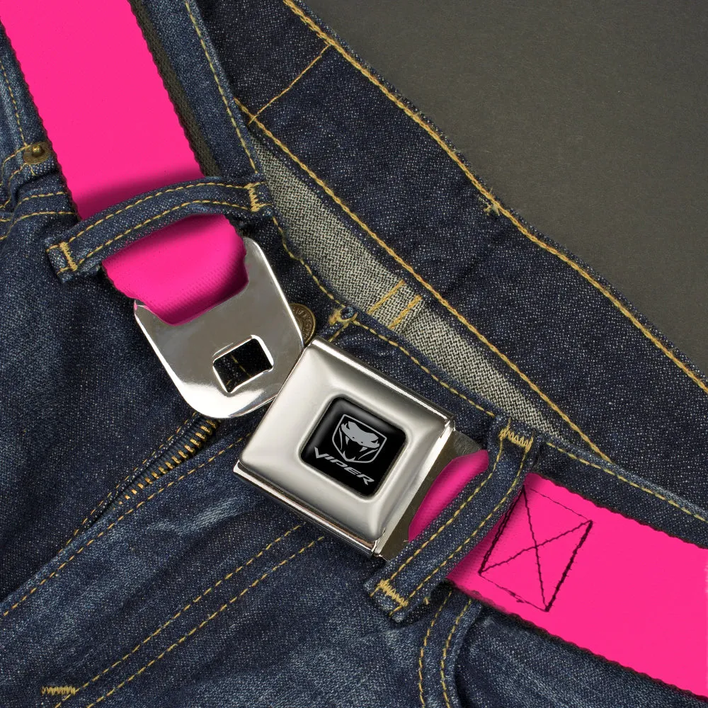 Dodge Viper Seatbelt Belt - Neon Pink Webbing