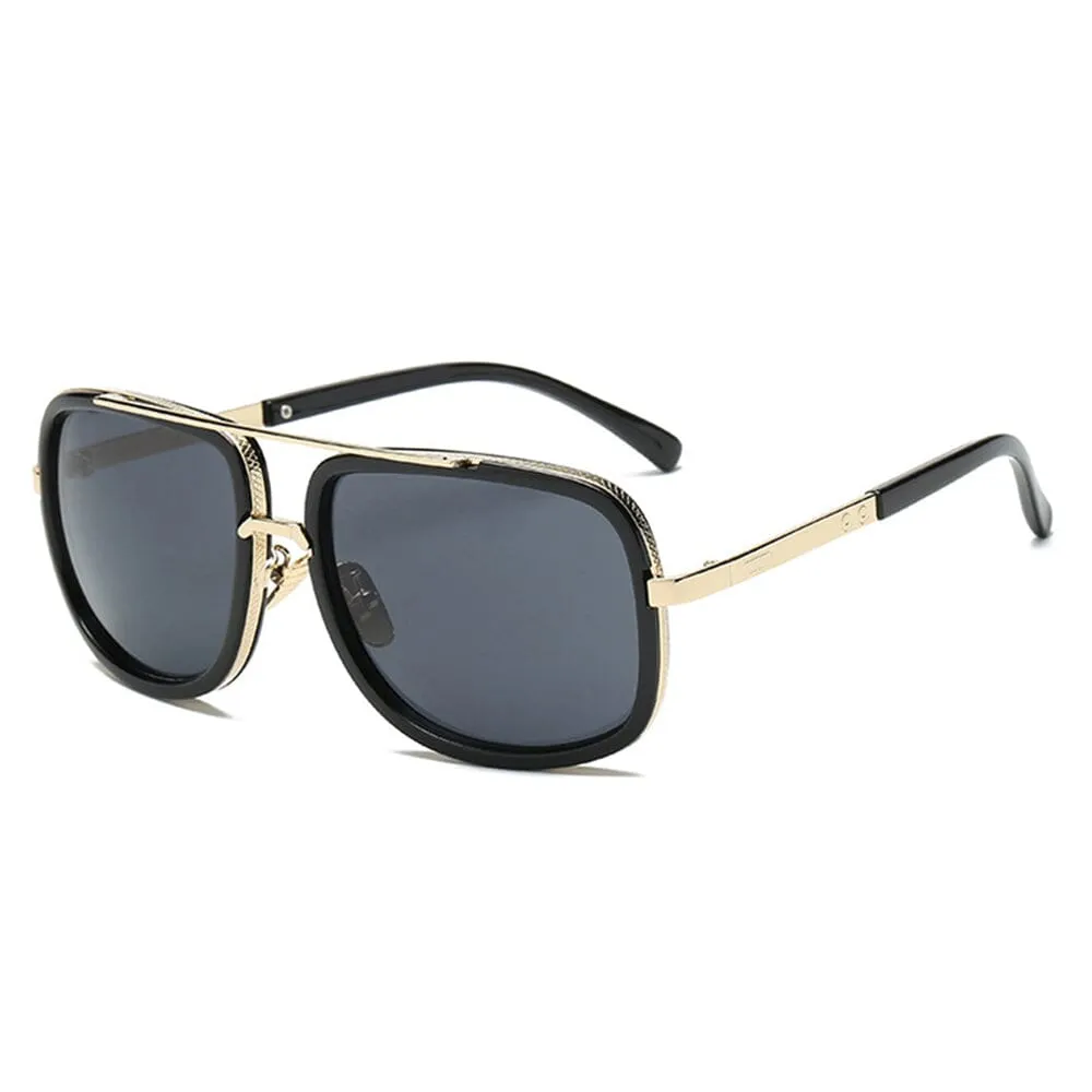 Dynasty Aviators  - Gold & Black Sunglasses