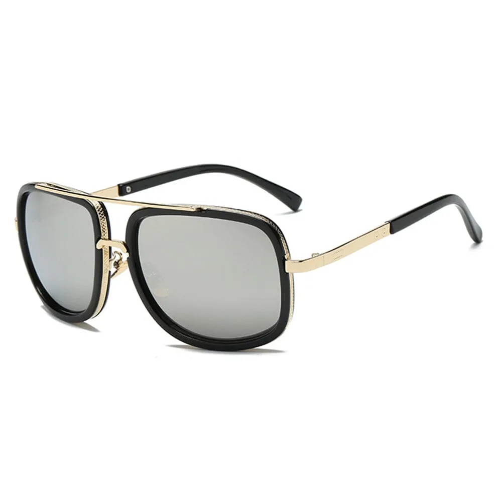 Dynasty Aviators  - Gold & Grey Sunglasses