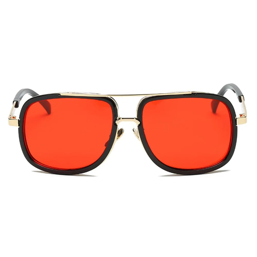 Dynasty Aviators  - Gold & Red Sunglasses