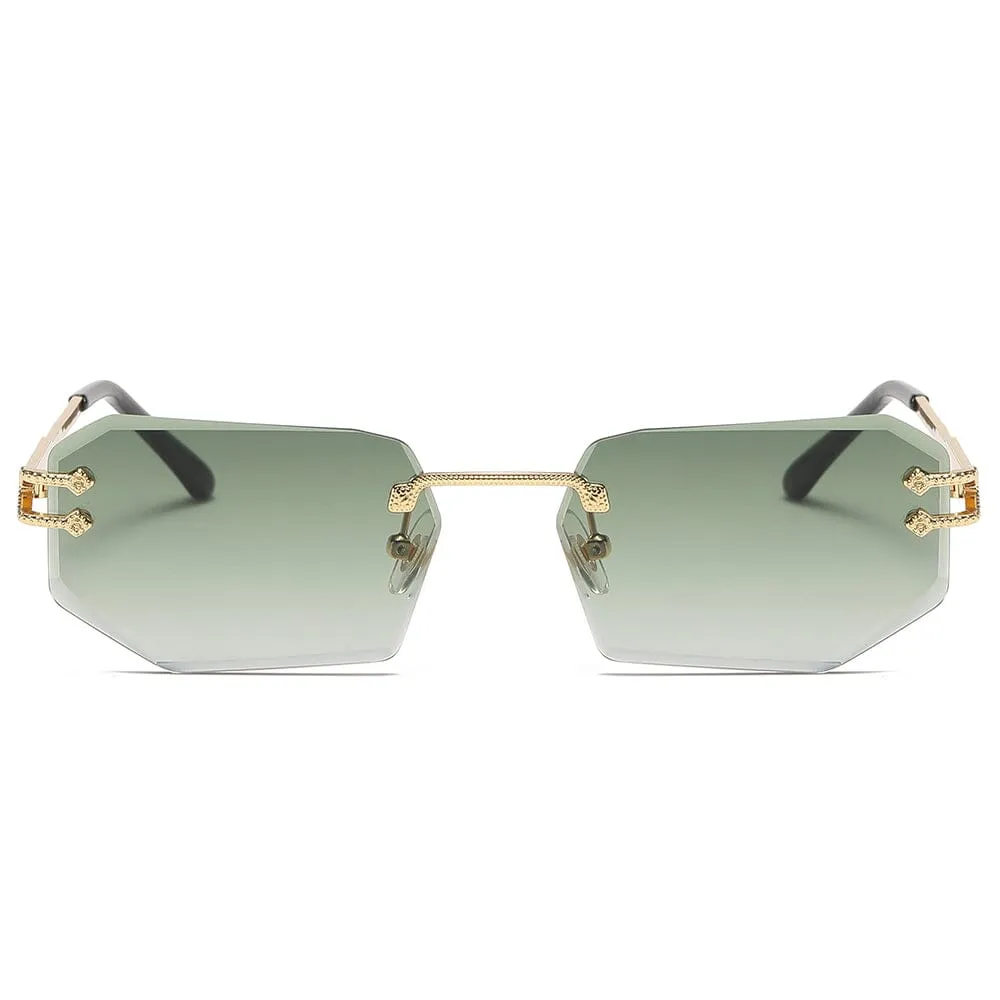 Element - Gold & Gradual Green Sunglasses