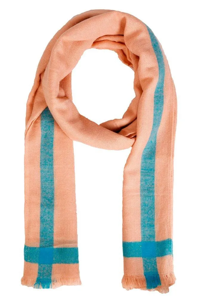 FabSeasons Peach Solid Unisex Scarf