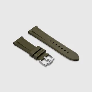 FKM Rubber Strap for Panerai Radiomir - Moss Green