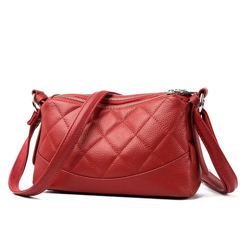 Genuine Leather Female Crossbody Bags