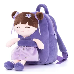 Gloveleya 9-inch Personalized Chinese Traditional Dolls Backpacks Crape Myrtle