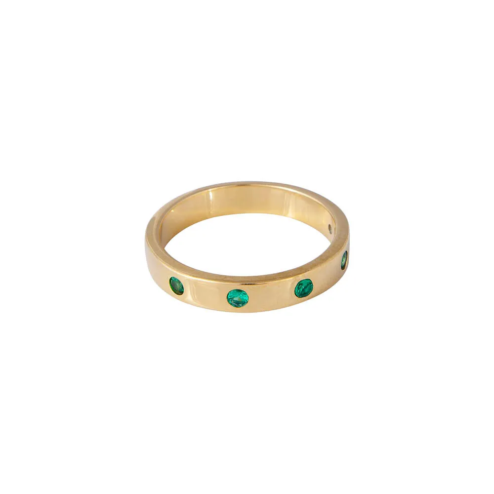 GREEN CHEETAH STACKING BAND