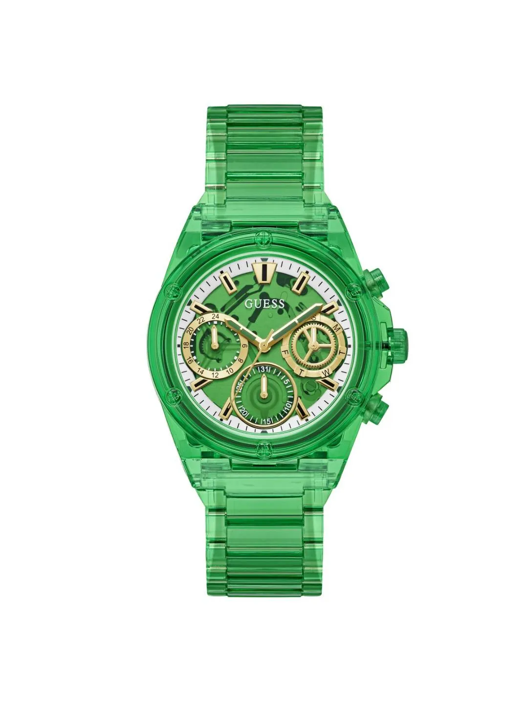 Guess Green Dial Women Analog Watch - GW0650L3