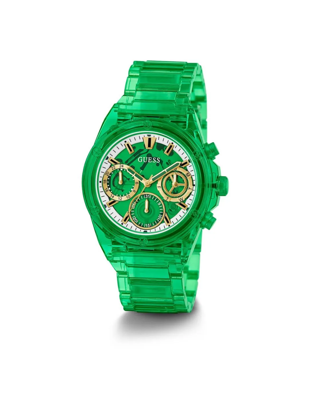 Guess Green Dial Women Analog Watch - GW0650L3