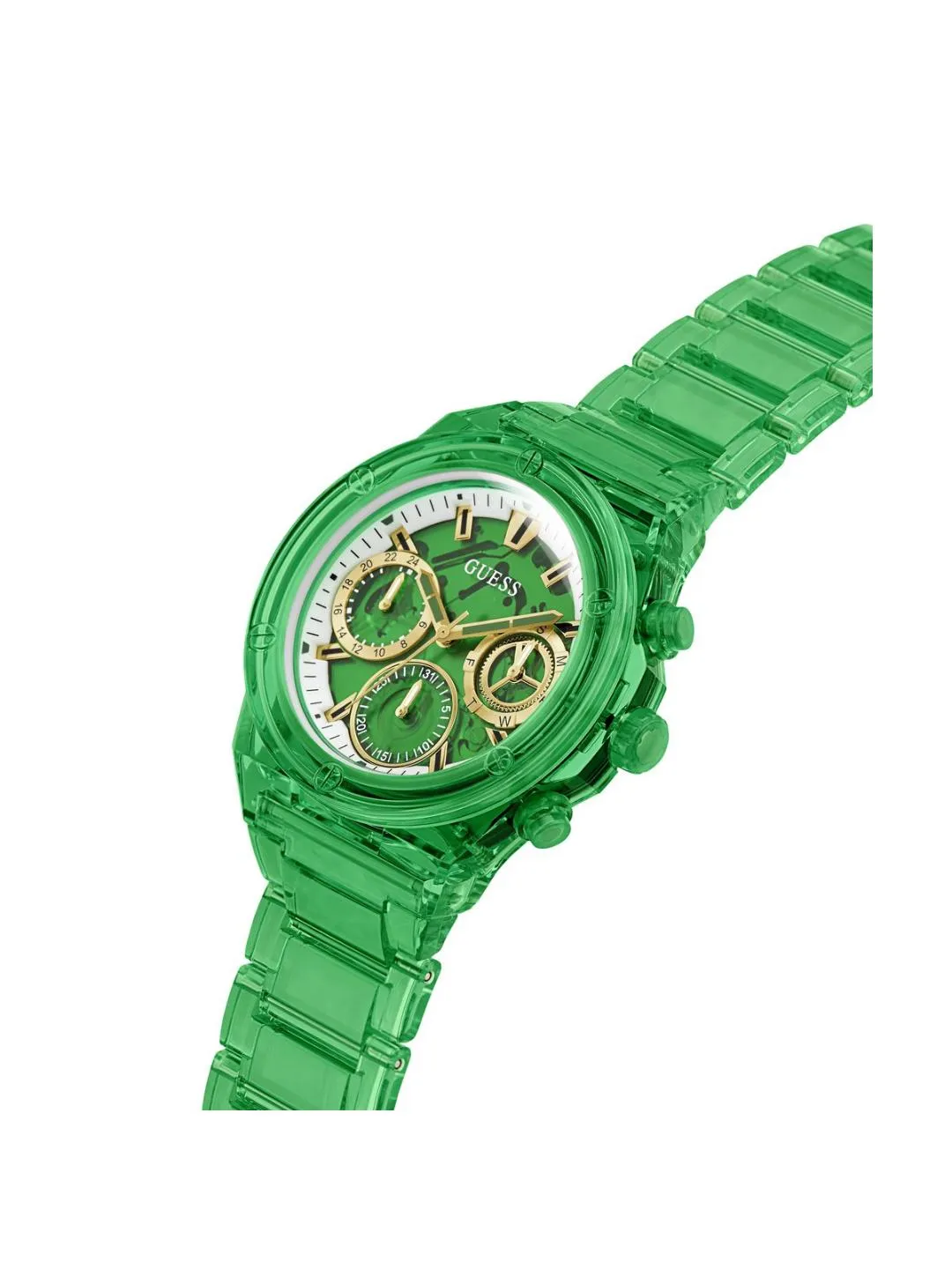 Guess Green Dial Women Analog Watch - GW0650L3