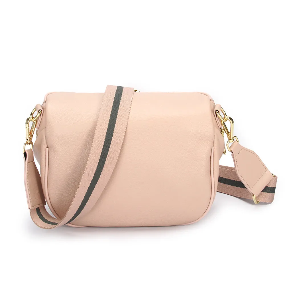 Hi Ho - Studded Crossbody in Blush/Gold