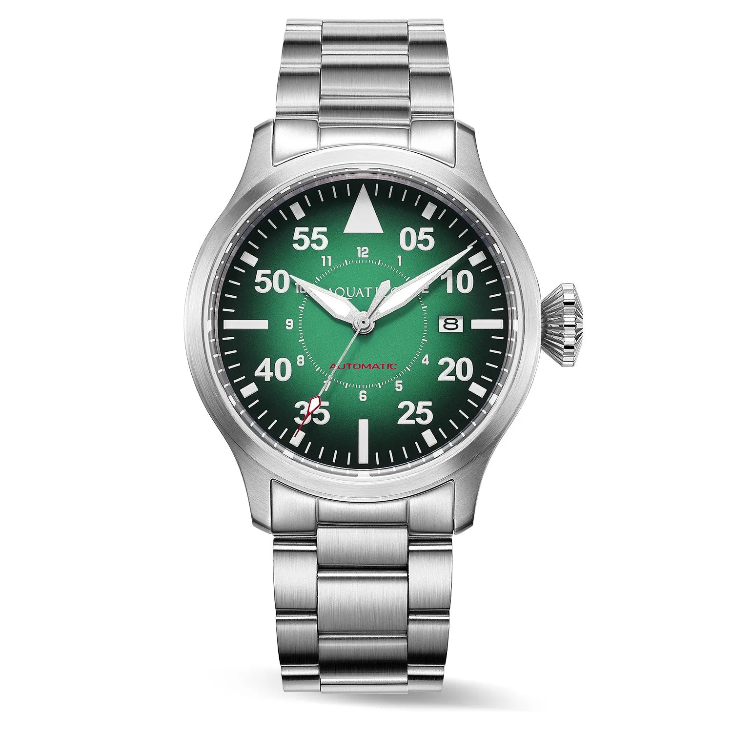 Horizon Hawk Gradient Green dial Automatic Pilot Watch