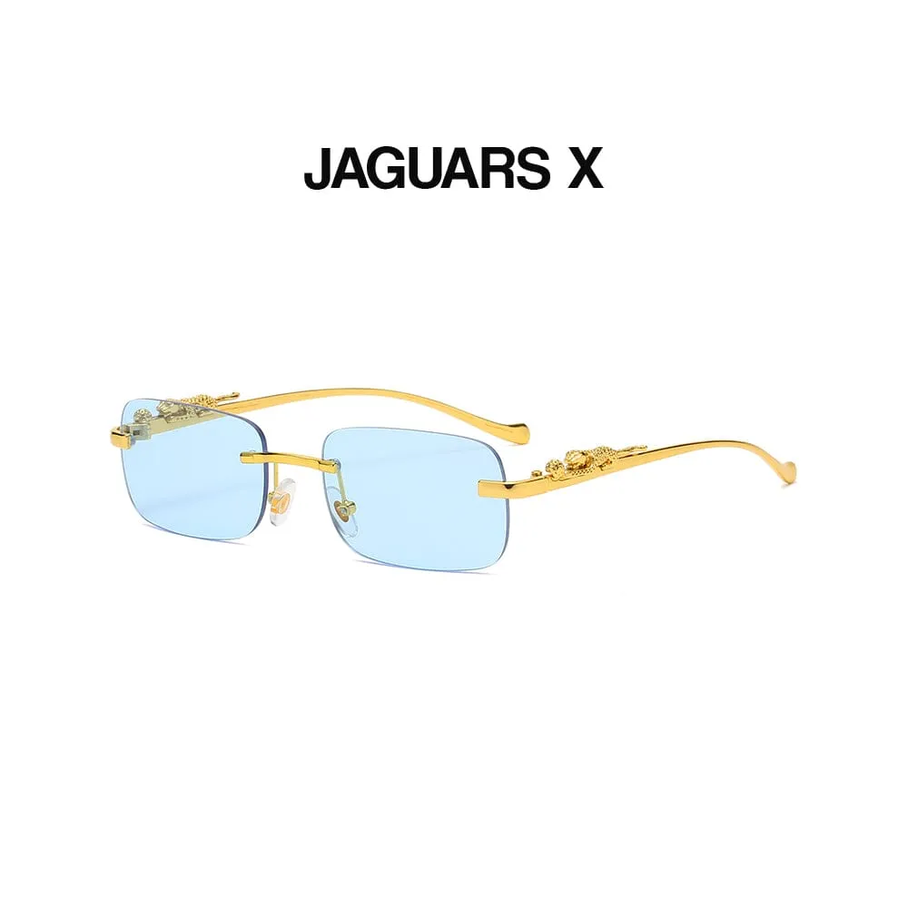 Jaguars X - Gold & Blue Sunglasses