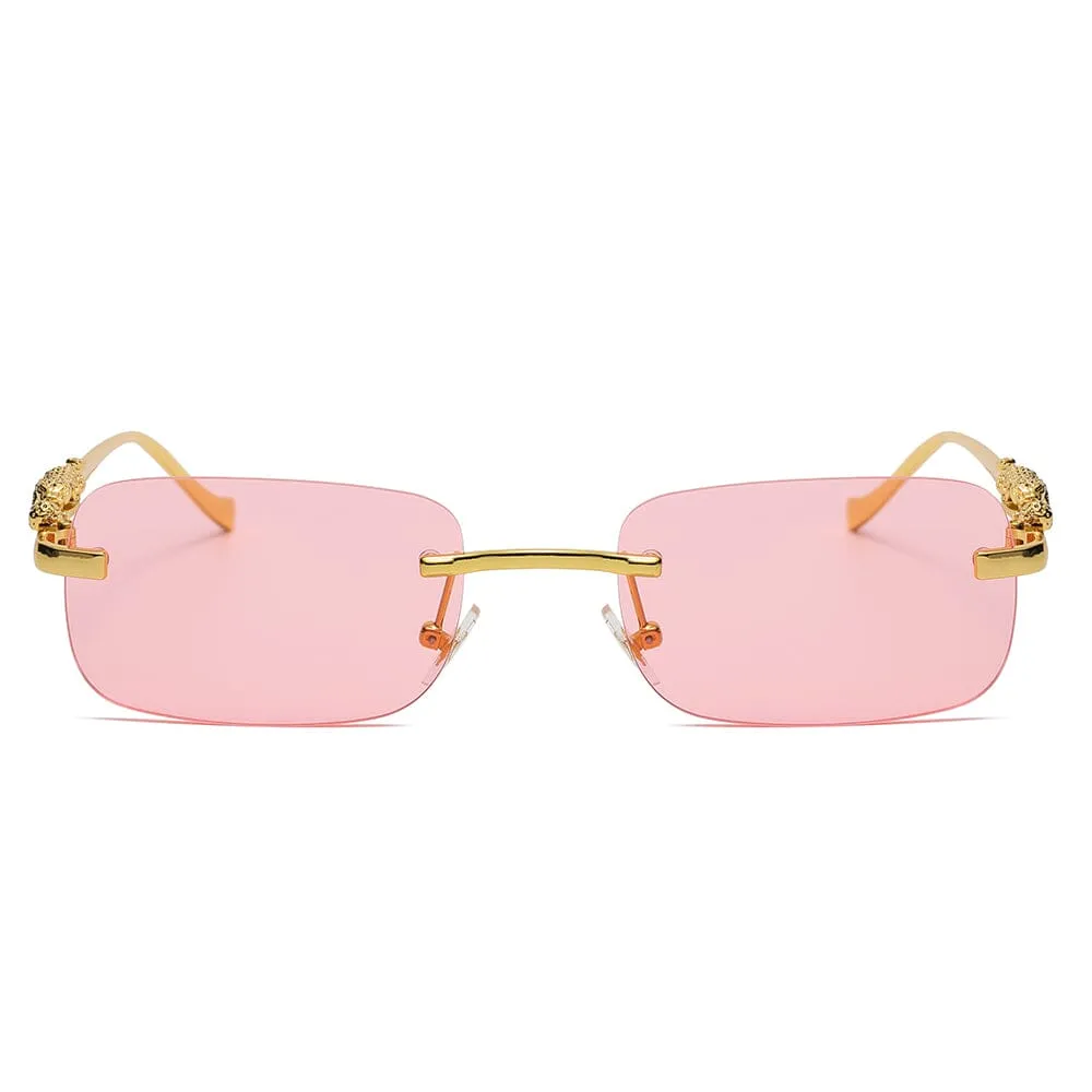 Jaguars X - Gold & Dark Pink Sunglasses