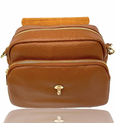 Jijou Capri Bibi Bumble Bee Leather Crossbody Bag