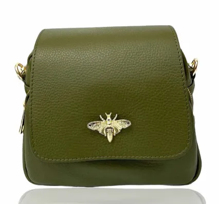 Jijou Capri Bibi Bumble Bee Leather Crossbody Bag