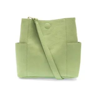 JOY SUSAN KAYLEIGH SIDE POCKET BUCKET BAG MINT