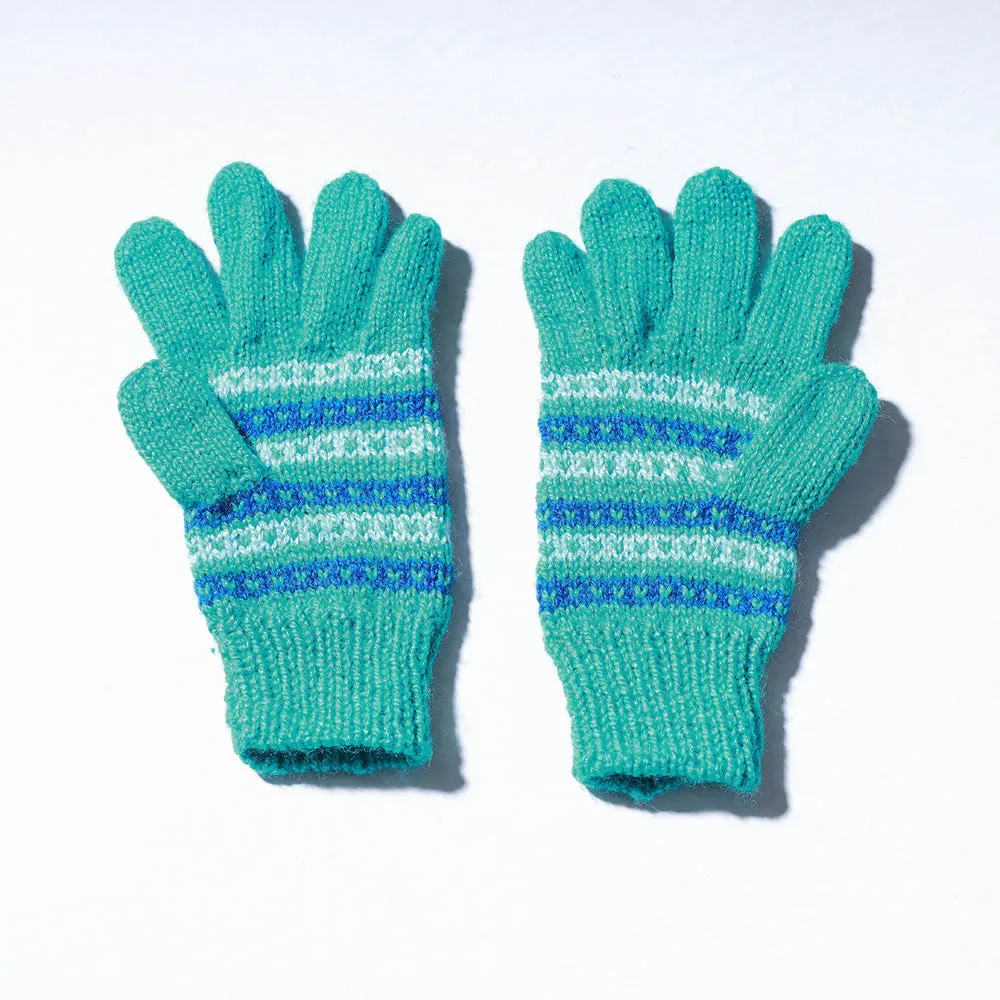 Kumaun Hand-knitted Woolen Gloves (Adult)