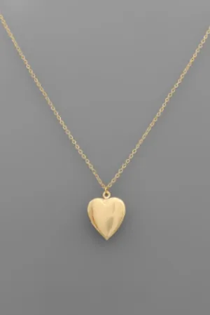 Layla Heart Locket Necklace