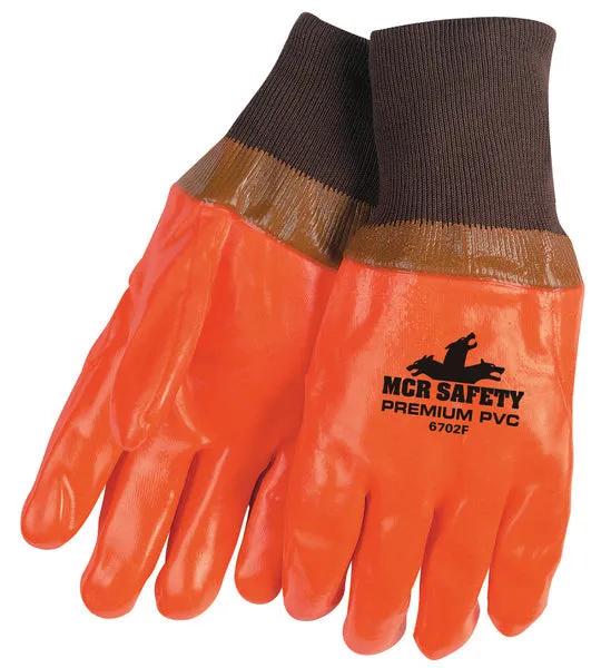 MCR Safety Foam Orange Smooth Knit Wrist