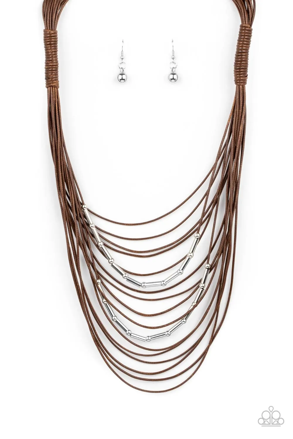 Necklaces Nice CORD-ination - Brown N2296