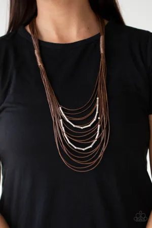 Necklaces Nice CORD-ination - Brown N2296