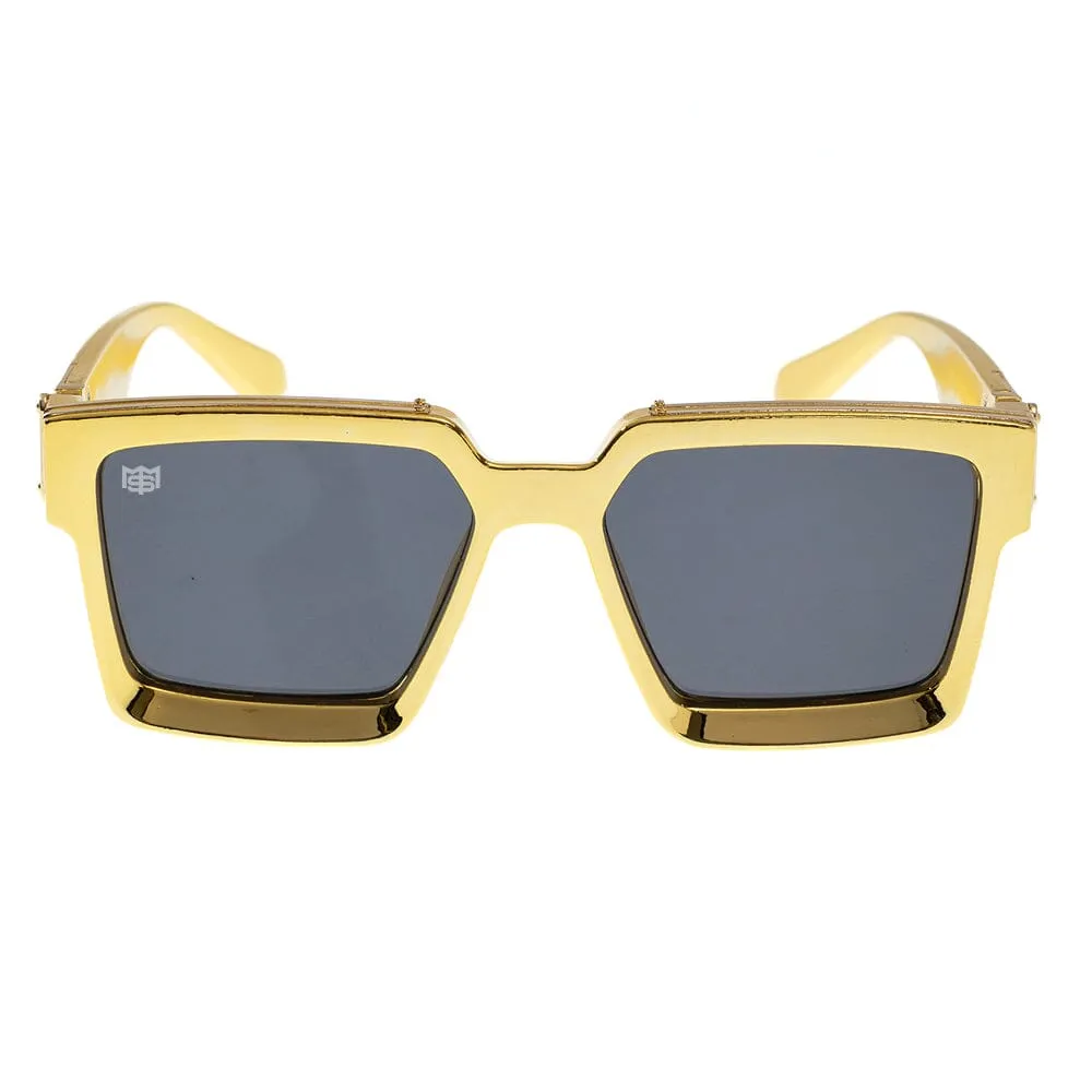 Notorious - Gold Plating & Black Sunglasses