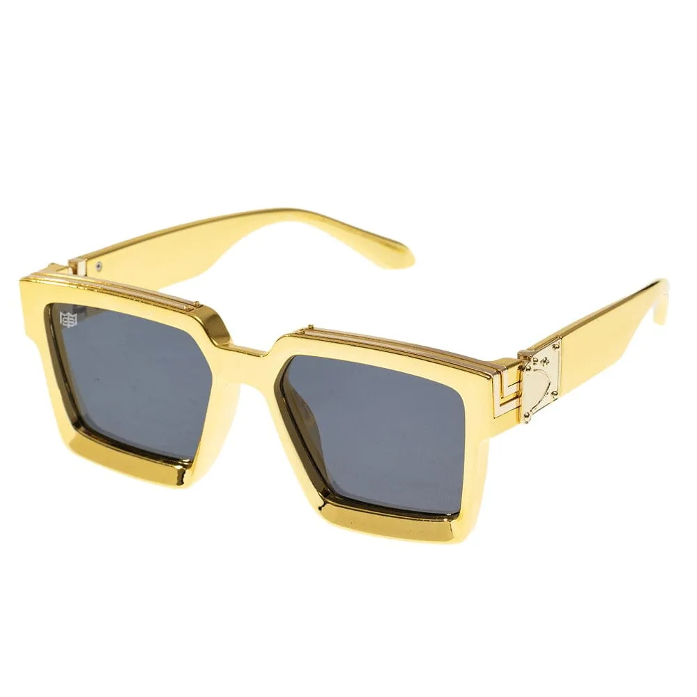 Notorious - Gold Plating & Black Sunglasses