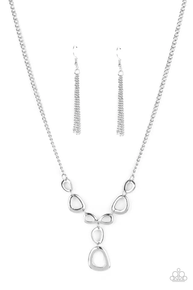 Paparazzi Necklace ~ So Mod - Silver