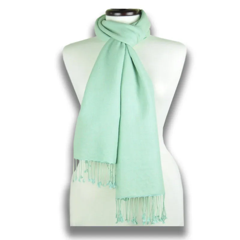 PASHMINA SCARF - Teal - 78x28"