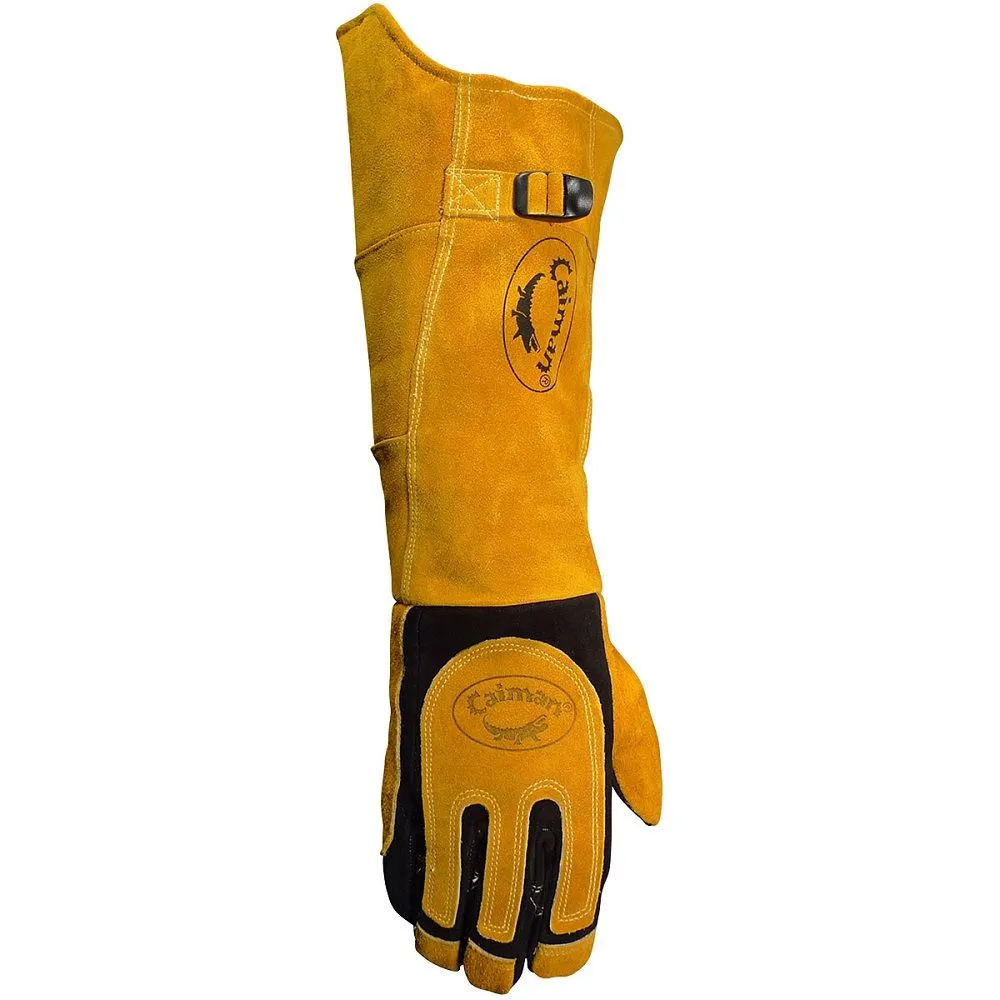 PIP Caiman 1878 21" Deerskin FR Insulated MIG/Stick Welding Gloves, 1 Pair