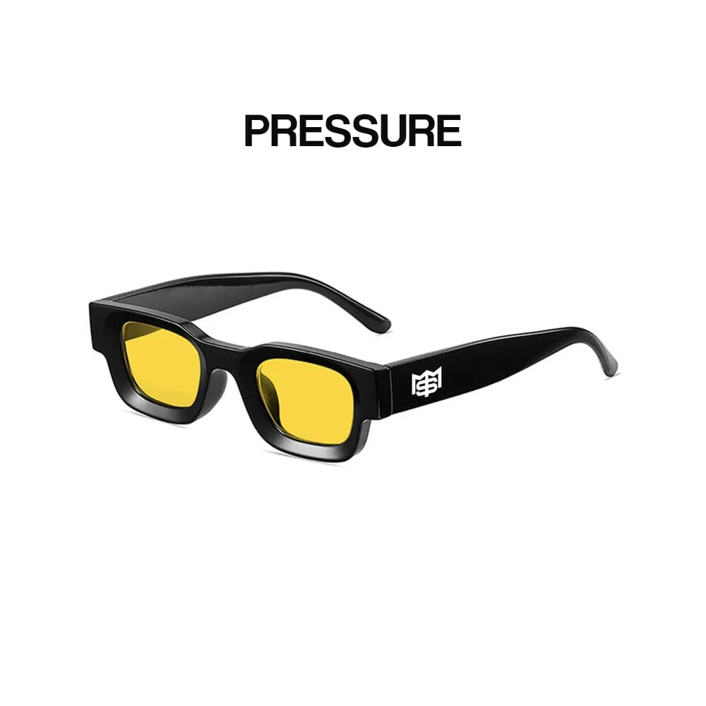 Pressure - Black & Yellow Sunglasses